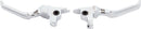 Method Lever Set Chrome / Silver For Harley Davidson FLHR 1750