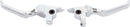 Method Lever Set Chrome / Silver For Harley Davidson FLH 1868 ABS