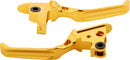 Method Lever Set Gold / Polished For Harley Davidson FLH 1868 ABS