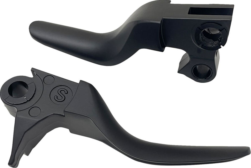 Lever Set Short Black 96-17 BT | Vendor No H07-0574SMB