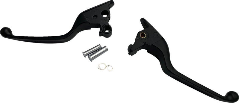 Lever Set Narrow Black 18-23 Softail | Vendor No H07-0593NMB