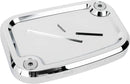 Master Cylinder Cover Black / Silver For Harley Davidson FLDE 1750 ABS