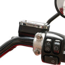 Master Cylinder Cover Black / Silver For Harley Davidson FLDE 1750 ABS