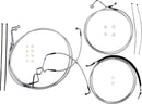 Sterling Chromite II Designer Handlebar Installation Kit Chrome/Clear-Coated For Harley Davidson FLHR 1750 2017-2018
