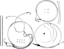 Sterling Chromite II Designer Handlebar Installation Kit Chrome / Clear-Coated For Harley Davidson FLTRK 1868 ABS 2021-2023 | 06102425