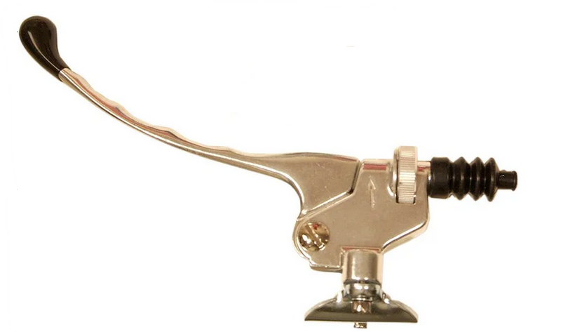 Tommaselli Replica Clutch Lever Assembly Natural/Polished/Silver 32-73762 - 22 MM
