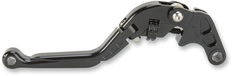 GP Folding Adjustable Clutch Lever Black / Matte For Aprilia TUONO V4 1000 R 2011-2013