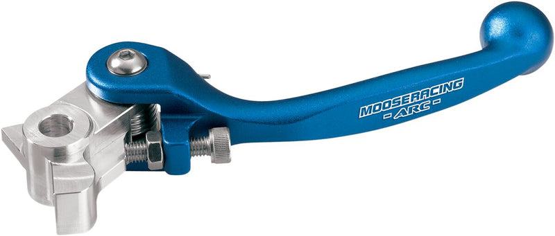 Flex Brake Lever By ARC Blue / Polished For Kawasaki KX 100 2020-2021