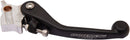 Flex Brake Lever By ARC Black / Polished For Kawasaki KX 250 2021-2024