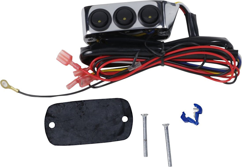 LED Switch Block Assembly Chrome For Honda GL 1500 1988-1990