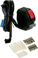 Right Hand Handlebar Starter/Stop Switch Black / Red - 22 MM