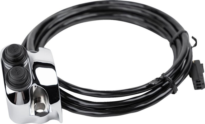 Chrome Legend Handlebar Mounted Control Assembly Chrome For Harley Davidson FLHR 1450 1999-2006 - 25.4 MM