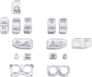 Switch Cap Kit Silver | Vendor No H18-0358CO-C