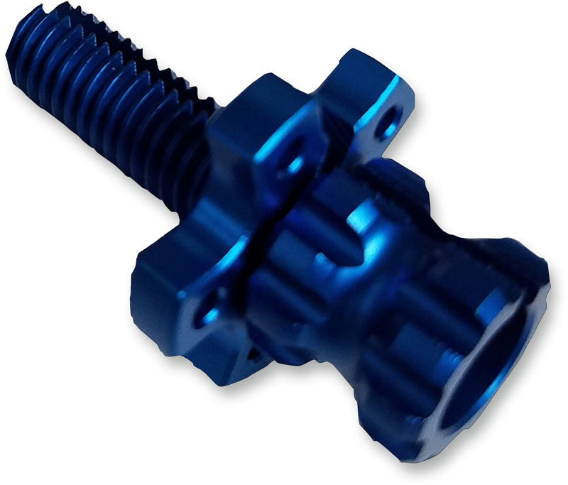 Clutch Cable Adjuster Blue / Polished For Kawasaki KX 250 F 2005-2019 - M10 X 1.25