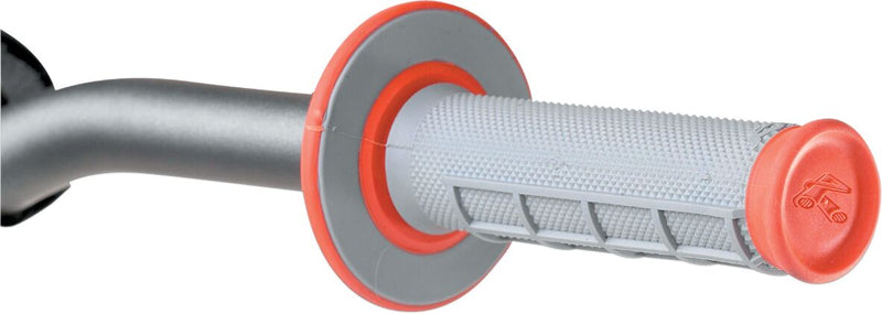 Offroad Dual-Compound Grips Grey / Orange - 11.5 CM