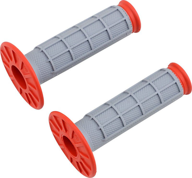Offroad Dual-Compound Grips Grey / Orange - 11.5 CM