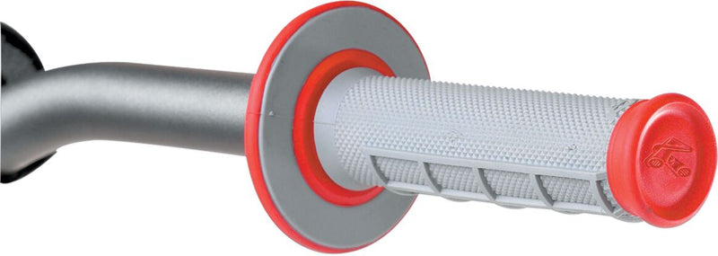 Offroad Dual-Compound Grips Grey / Red - 11.5 CM
