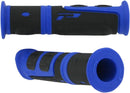Double Density ATV 964 Closed End Grips Black / Blue