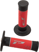 Triple Density Offroad 790 Closed End Grips Grey / Red / Black