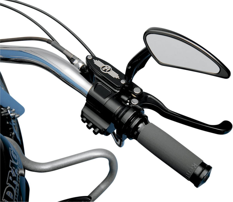 Contour Renthal Wrapped Grips Anodized / Black For Harley Davidson FLD 1690 2012-2013 - 25.4 MM