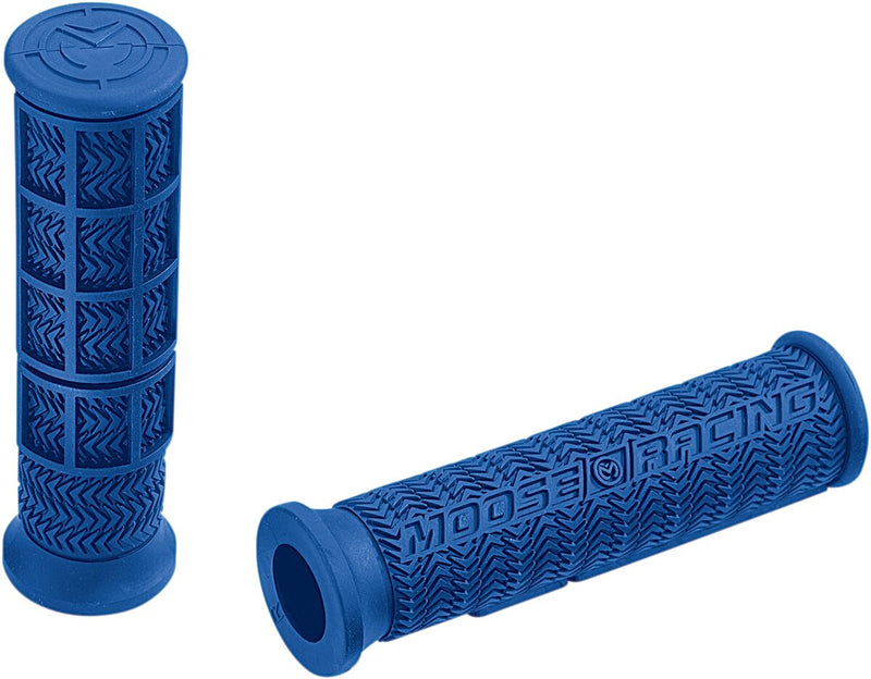 Stealth ATV Grips Blue / Flat For Can AM (BRP) DS 250 2X4 2006-2024 - 11.5 CM