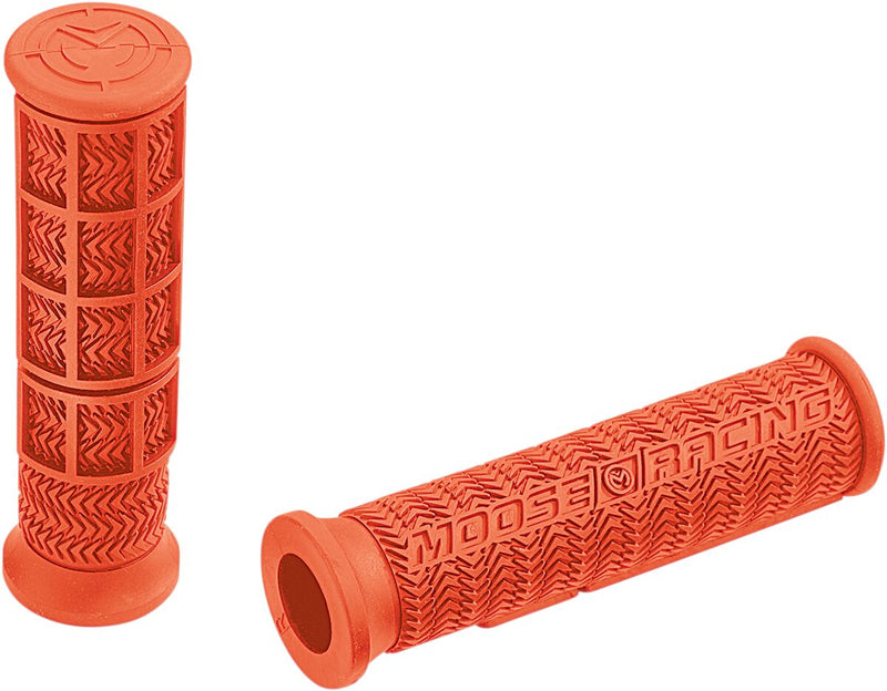 Stealth ATV Grips Flat / Orange For Can AM (BRP) COMMANDER 1000 EFI 2011-2017 - 11.5 CM