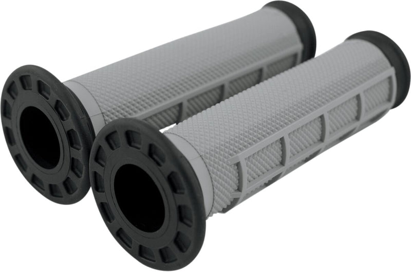 Dual-Compound ATV Grips Black / Grey - 11.7 CM