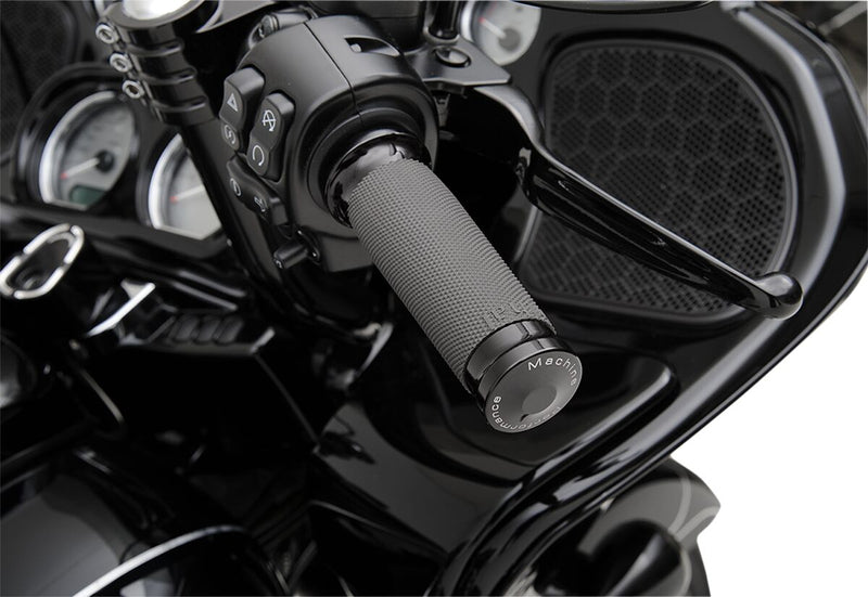 Contour Renthal Wrapped Grips Anodized / Black For Harley Davidson FLDE 1750 ABS 2018-2020 - 25.4 MM