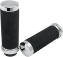 Sundance® Grips Black / Chrome - 25.4 MM | Vendor No H17-0593