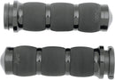 3-Ring Air Cushioned Grips Anodized / Black For Harley Davidson FLDE 1750 ABS 2020 - 25.4 MM