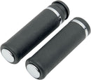 Rubber Grips With Accent Rings And End Caps Black - 25.4 MM | Vendor No H17-0556T