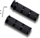 Contour XL Renthal Wrapped Grips Anodized / Black For Harley Davidson FLD 1690 2012-2013 - 25.4 MM