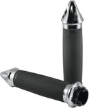 Custom Spike End Grips Chrome For Honda NRX 1800 2004-2005 - 12.7 CM