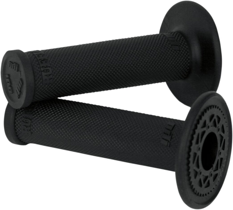 Ruffian MX Single-Ply Grips Black / Flat - 22 MM