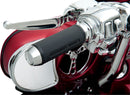 Elite Custom Grips Black / Chrome For Harley Davidson FLDE 1750 ABS 2018-2020 - 25.4 MM