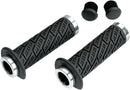 Lock-On Grips Black / Flat For Can AM (BRP) DS 250 2X4 2006-2024 - 12 CM