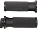 Smooth Grips Anodized / Black For Harley Davidson FL 1200 - 25.4 MM