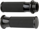 Smooth Grips Anodized / Black For Harley Davidson FLDE 1750 ABS - 25.4 MM