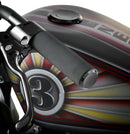 Knurled Grips Anodized / Black For Harley Davidson FL 1200 - 25.4 MM