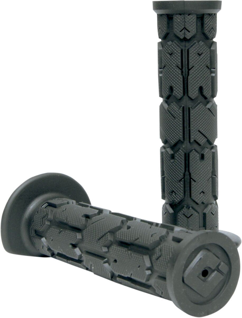 Rogue Single-Ply ATV Grips Black / Flat - 22 MM