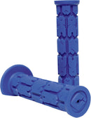 Rogue Single-Ply ATV Grips Blue / Flat - 13 CM