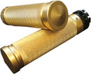 Brass Knurled Custom Grips Brass For Harley Davidson FLD 1690 - 25.4 MM