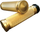 Brass Knurled Custom Grips Polished For Harley Davidson FLDE 1750 ABS - 25.4 MM
