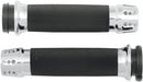 Gatlin Custom Grips Black / Chrome For Harley Davidson FLDE 1750 ABS 2018-2019 - 25.4 MM
