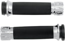 Rival Custom Grips Black / Chrome For Harley Davidson FLDE 1750 ABS 2018-2020 - 25.4 MM