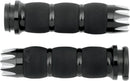 Excalibur Air Cushioned Grips Anodized / Black For Harley Davidson FLDE 1750 ABS 2020 - 25.4 MM