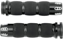 Gatlin Air Cushioned Grips Anodized / Black For Harley Davidson FLDE 1750 ABS 2020 - 25.4 MM