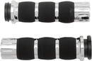 Rival Air Cushioned Grips Chrome For Harley Davidson FLDE 1750 ABS 2020 - 12.7 CM