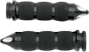 Spike Air Cushioned Grips Anodized / Black For Harley Davidson FLDE 1750 ABS 2020 - 25.4 MM