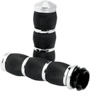 3-Ring Air Cushioned Grips Black / Chrome - 22 MM